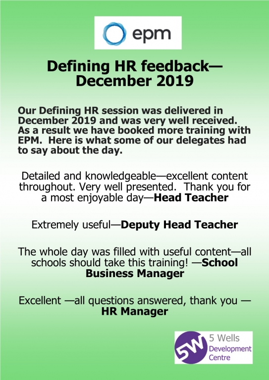 Defining HR feedback 2019