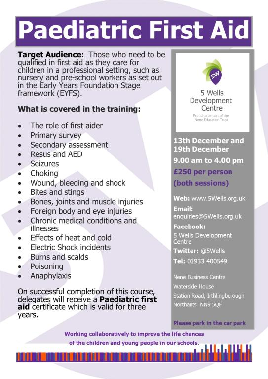 PAEDFA0612 Paediatric First Aid