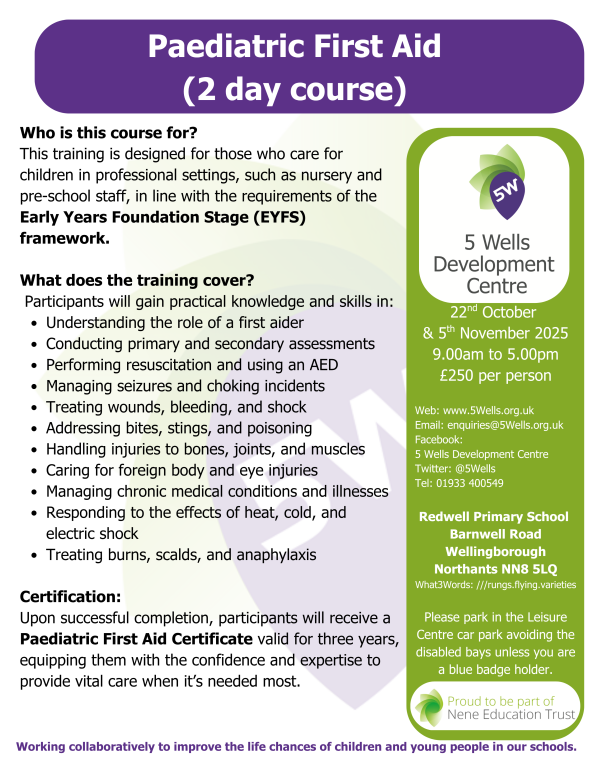 PAEDFA1107 Paediatric First Aid