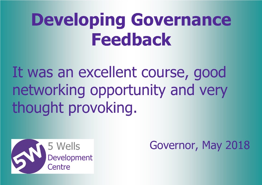 developing governance feedback may 2018